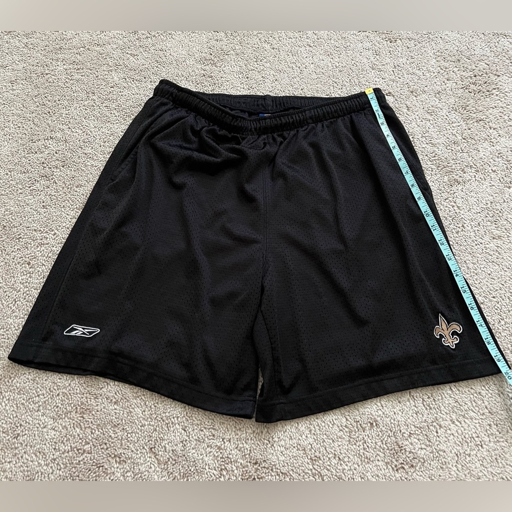 NFL New Orleans Saints Athletic Shorts with Elastic Waistband
